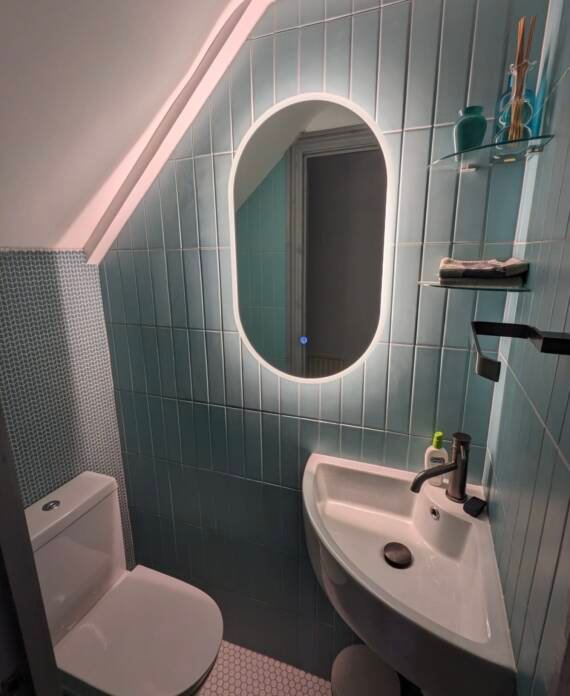 Bespoke bathroom renovation Kensington luxury fittings