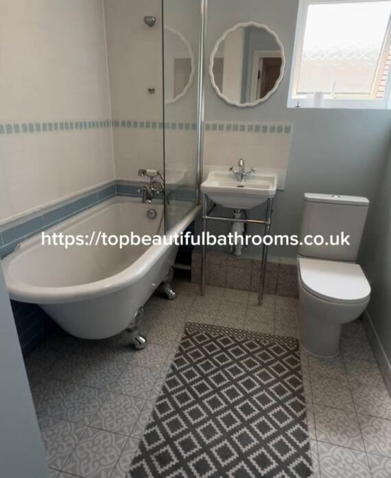 Bathroom renovation Kensington modern minimalist vanity